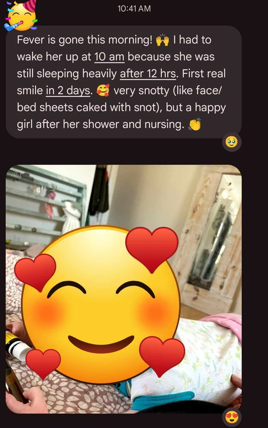Client testimonial - fever gone